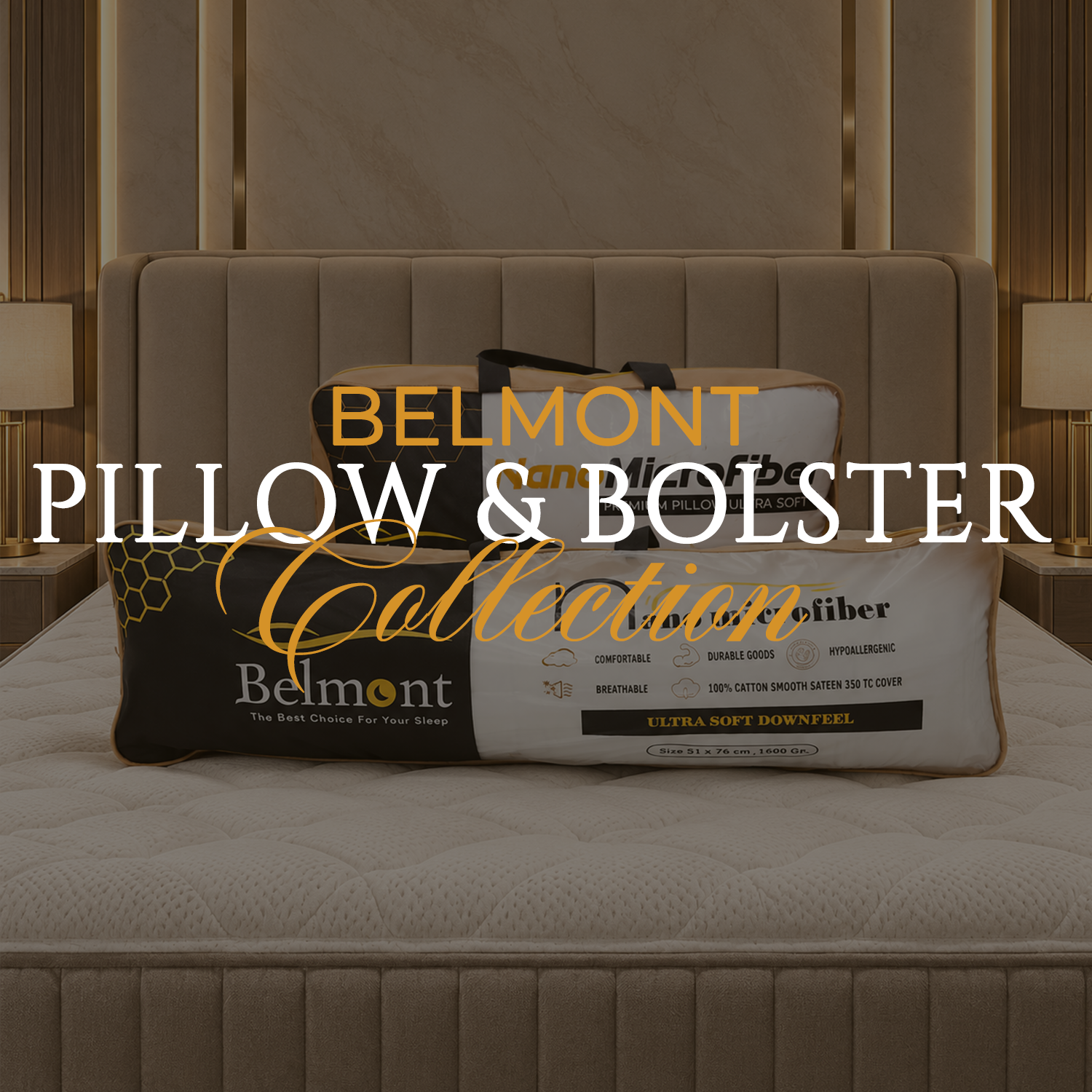PILLOW + BOLSTER